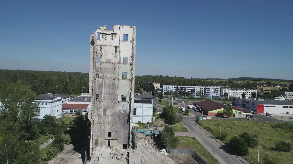 Pozostała tylko jedna ściana szybu Witold II