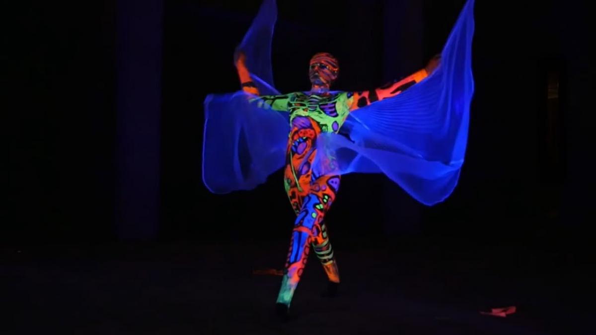 Z Marianem Folgą o bodypaintingu