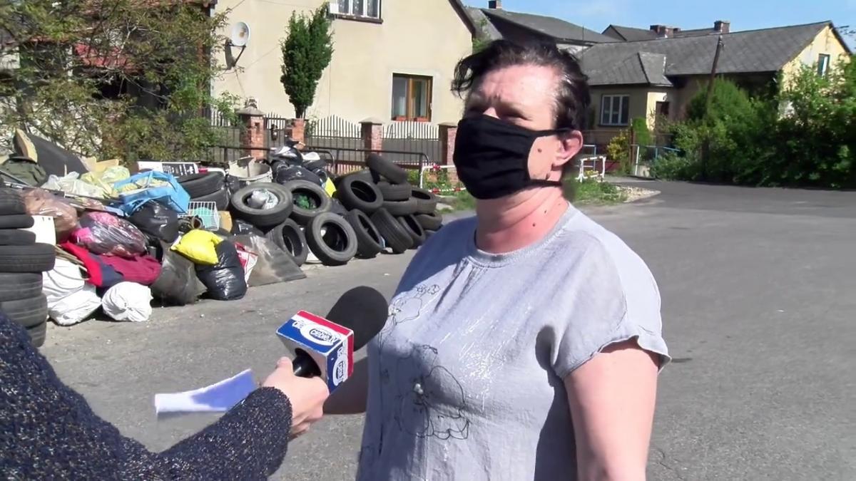 MZNK posprzątał śmieci które miały trafić do mobilnego punktu