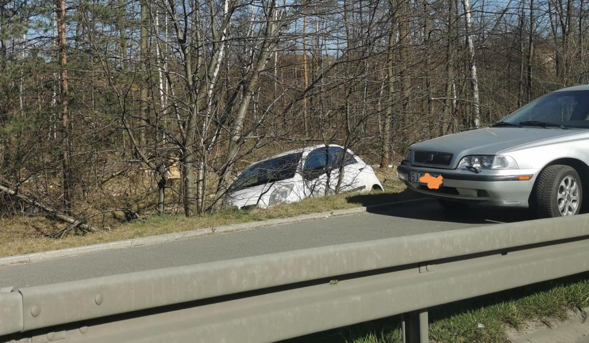 Stłuczka przy ul. Grunwaldziekiej