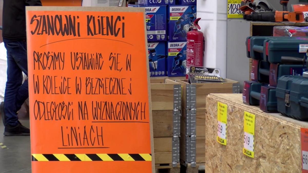Sklepy budowlane wprowadziły zasady bezpieczeństwa