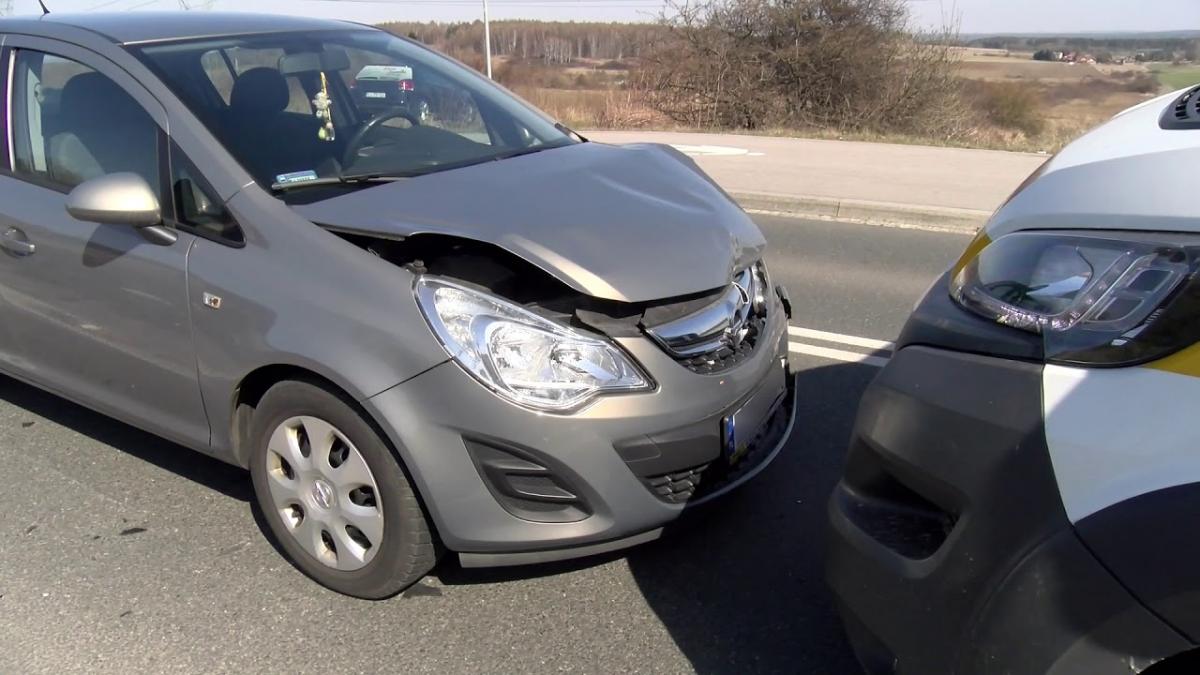 Kolizja na Obwodnicy Północnej