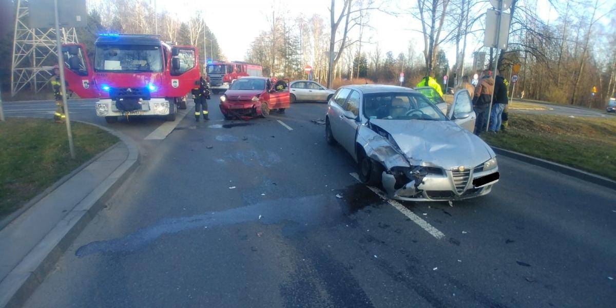 Kolizja przy Parku Lotników na Osiedlu Stałym