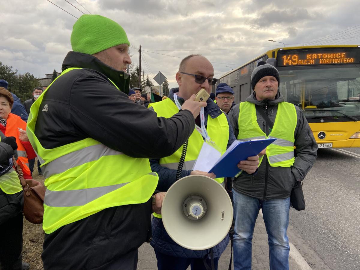 Mieszkańcy Imielina protestują przeciwko rabunkowemu wydobyciu węgla