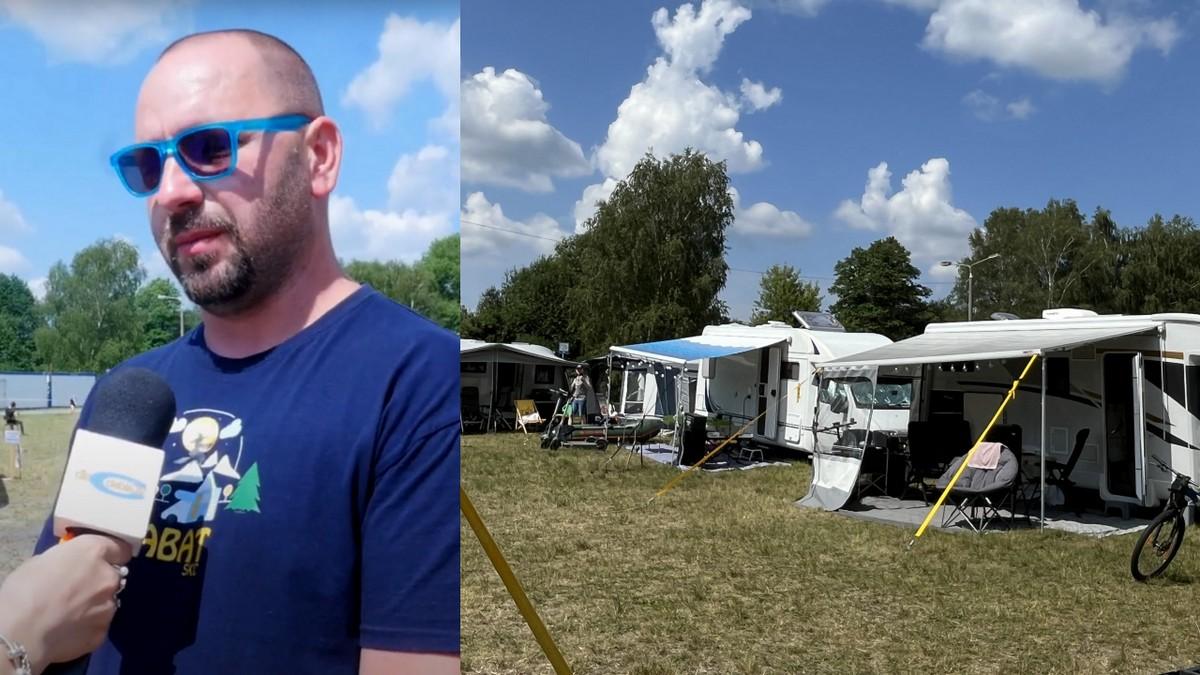 Zlot miłośników kamperów i przyczep kempingowych na Sosinie