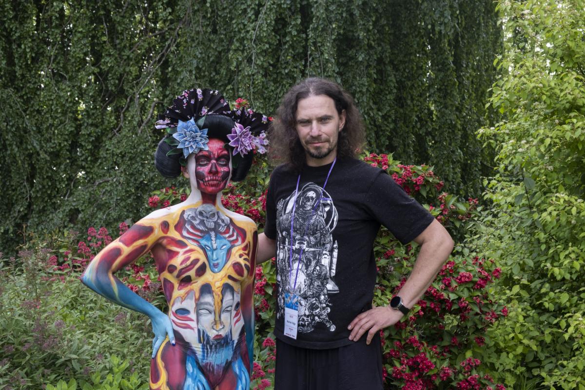 Marian Folga ze srebrem z festiwalu Rencontre Bodypainting France