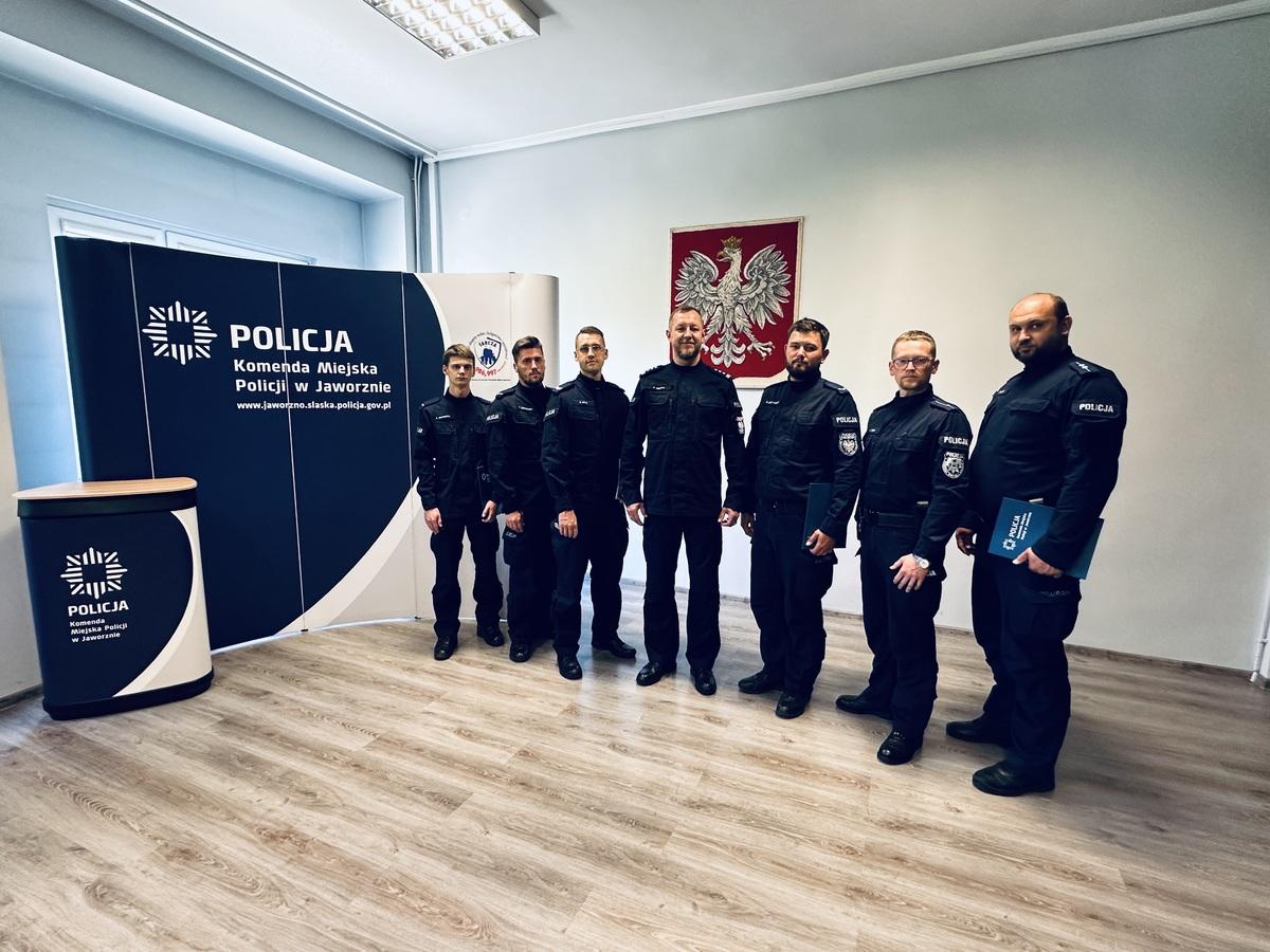 Policjanci z jaworznickiej komendy z wyróżnieniami i nagrodami