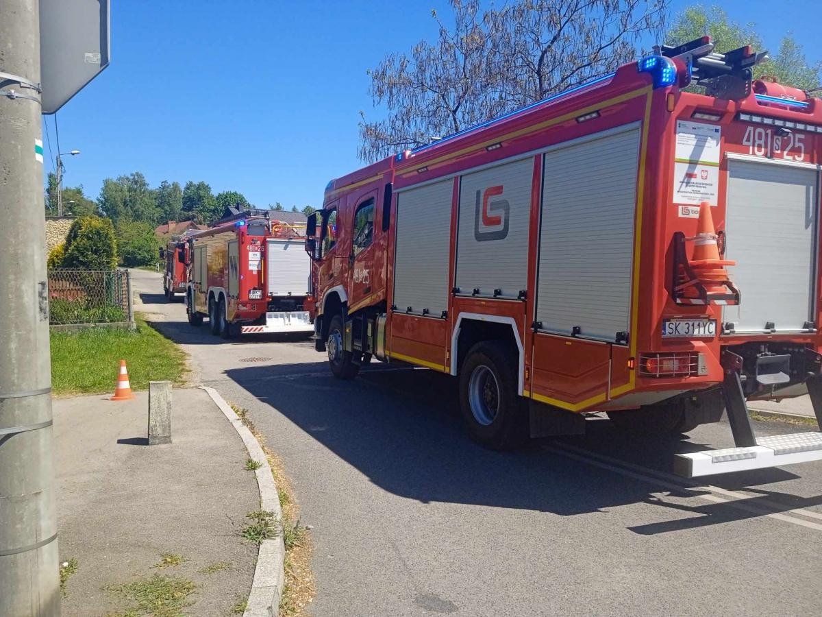 Pożar instalacji elektrycznej na ul. Chełmońskiego
