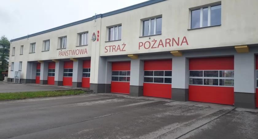 Pożar w zakładach chemicznych w Oświęcimiu