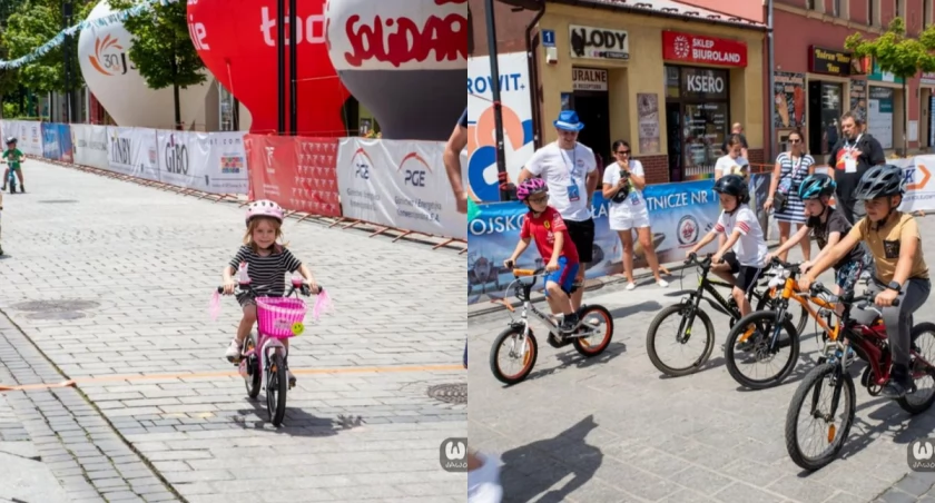 16. Mini Wyścig Kolarski ,,Solidarności” odbył się na Rynku w Jaworznie