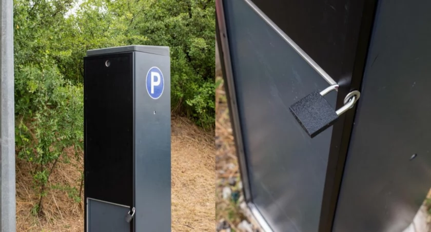 Parkometry na Geosferze zostały odfoliowane