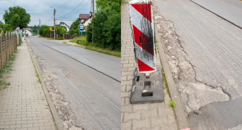 Nieskończona wymiana nawierzchni na ul. Jesiennej w Jaworznie 