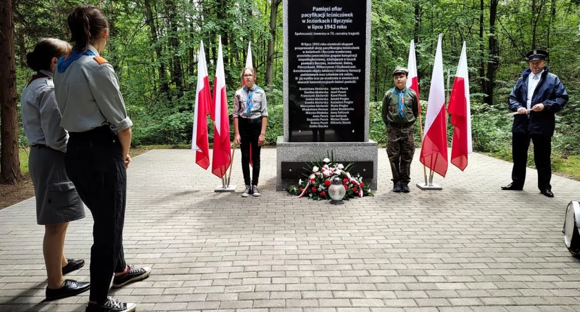 81. rocznica pacyfikacji leśniczówek w Jeziorkach i Byczynie 7 lipca