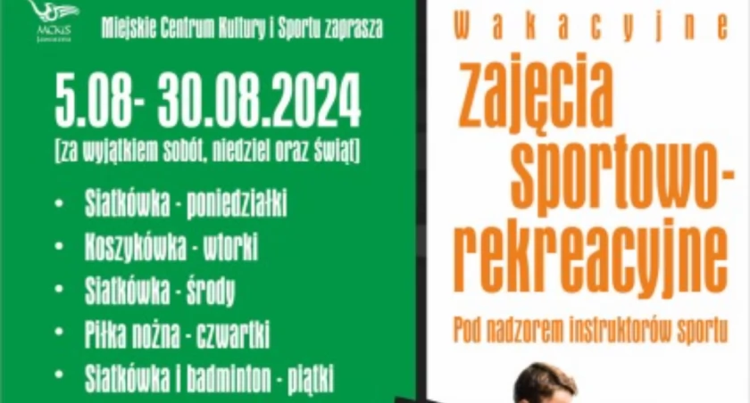 Bezpłatne wakacyjne zajęcia sportowo-rekreacyjne