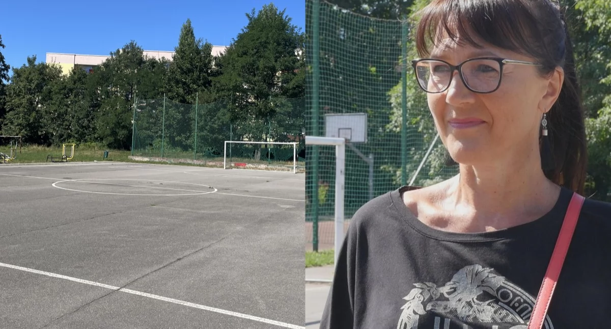 Odasfaltowanie boiska przy Szkole Podstawowej nr 17 w Jaworznie. Jaworznicki Budżet Obywatelski 2025