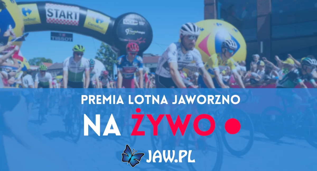 Transmisja LIVE Tour de Pologne - premia lotna w Jaworznie