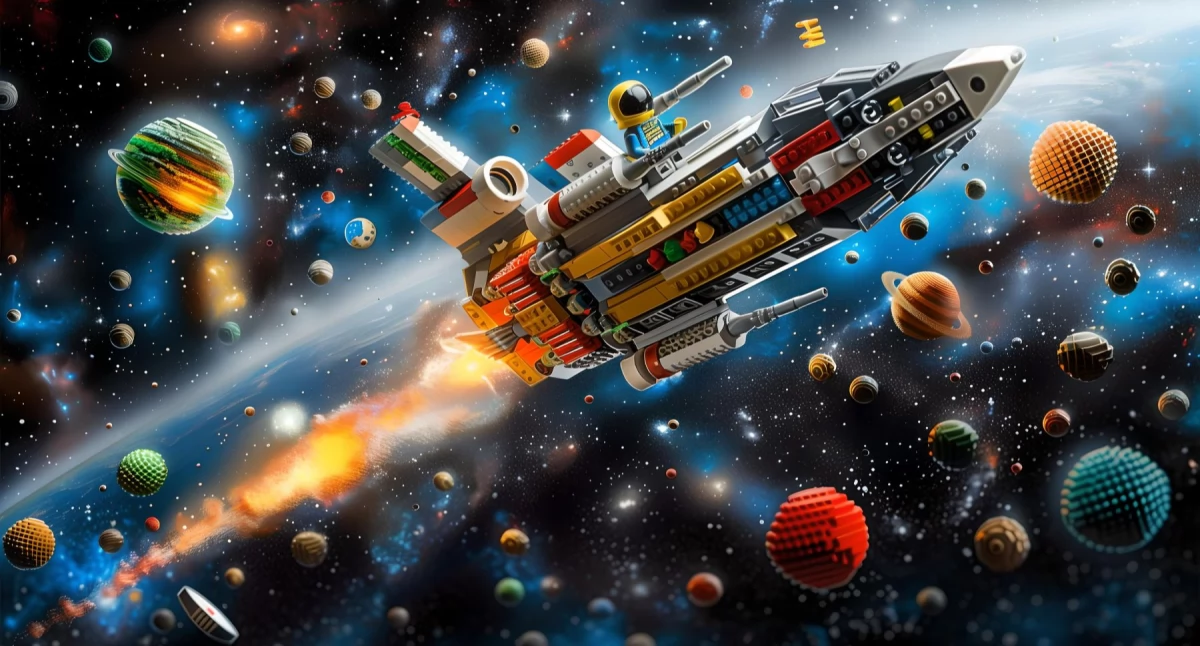 Pomysły na budowanie prostych statków kosmicznych z klocków LEGO