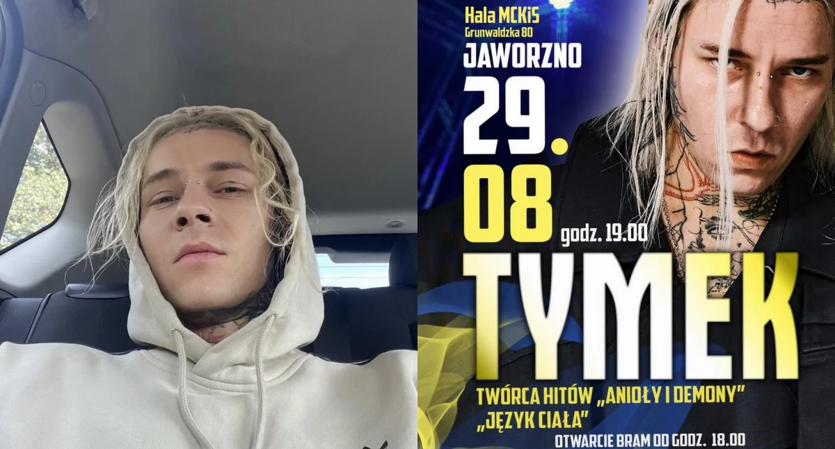 Zaproszenie na koncert rapera Tymka  