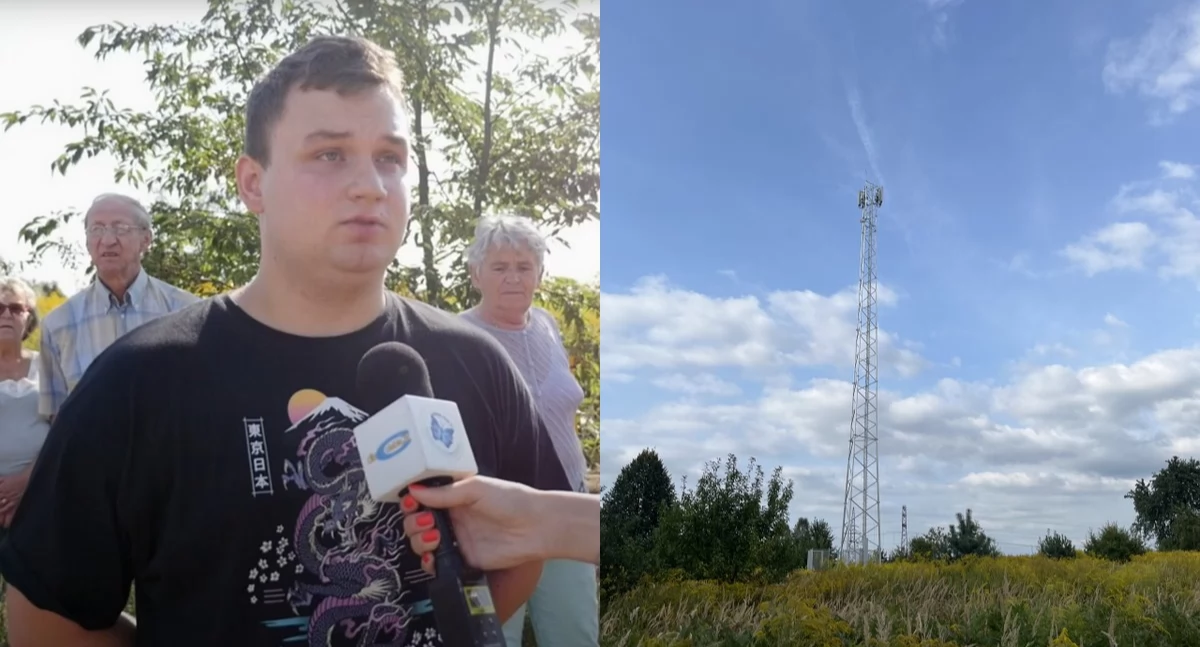 Maszt telefonii komórkowej stanął na Jeziorkach. Mieszkańcy protestują