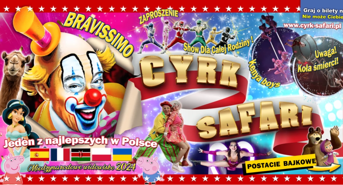 Cyrk Safari w Jaworznie - promocja na bilety