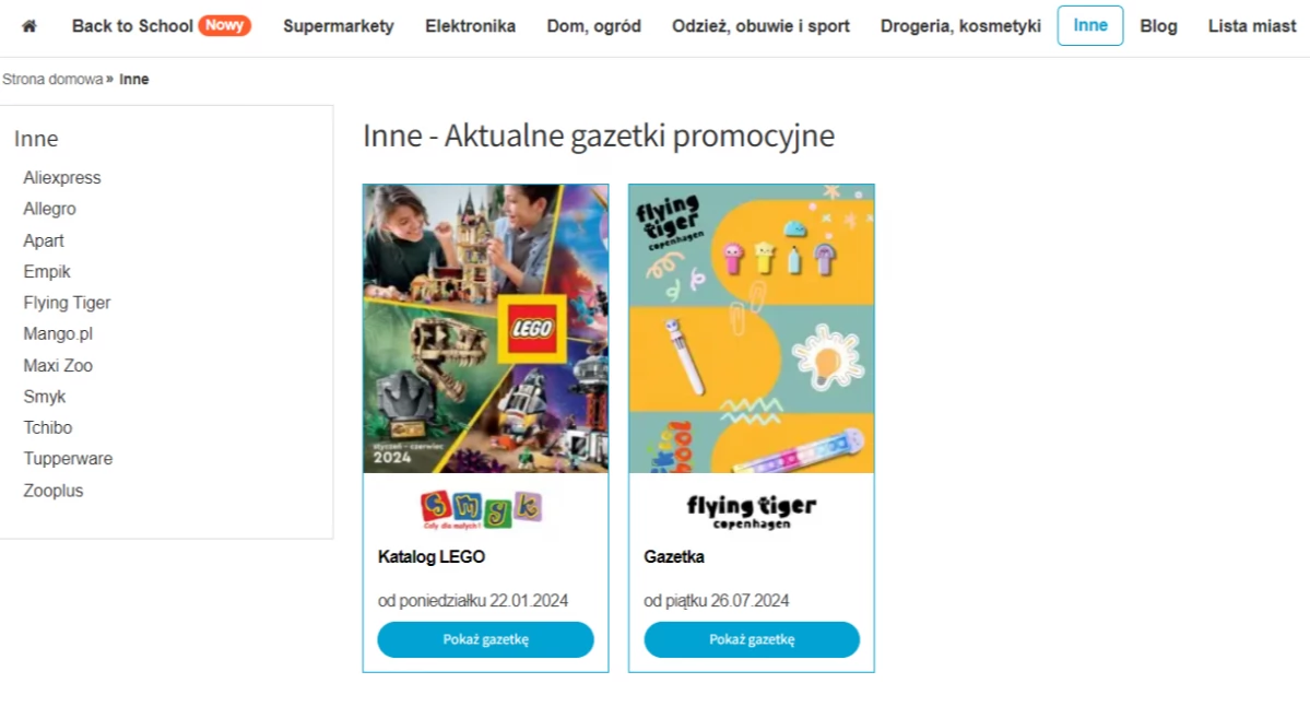 Gazetki promocyjne online na Gazetkonosz.pl: jakie kategorie sklepów znajdziesz w serwisie?