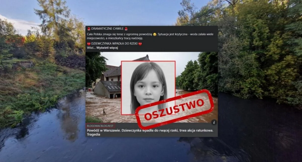 Uwaga na fałszywe wiadomości i oszustwa związane z powodzią. Jak chronić siebie i swoje dane?