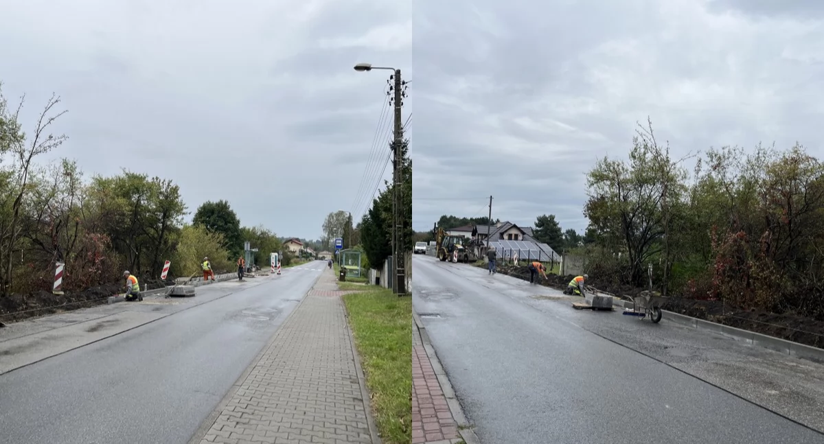 Powstaje nowy chodnik w Jeleniu. Będzie ułatwieniem dla podróżujących autobusami