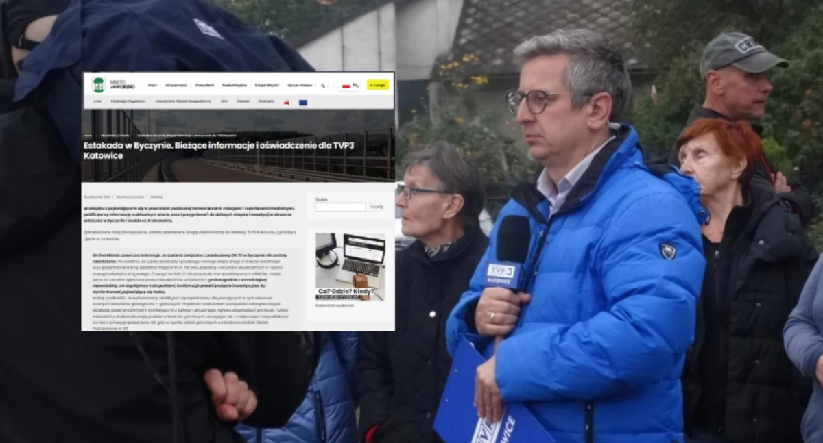 Urząd Miejski w Jaworzanie wydał oświadczenie w sprawie materiału TVP o estakadzie