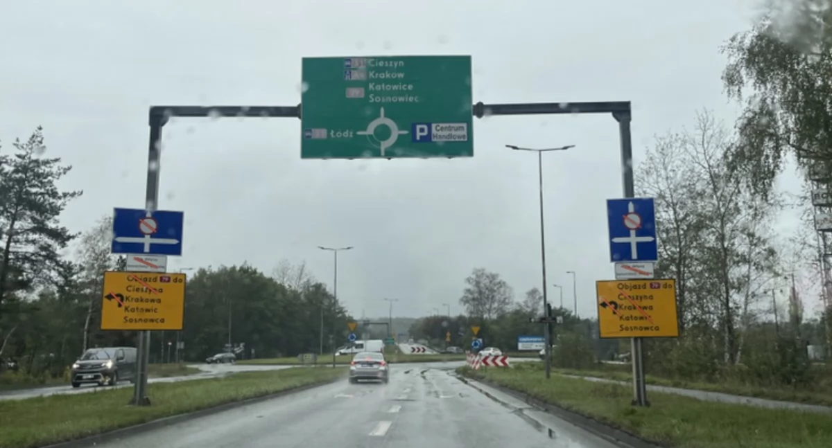 Uwaga kierowcy! Zamknięcie drogi przy węźle S1
