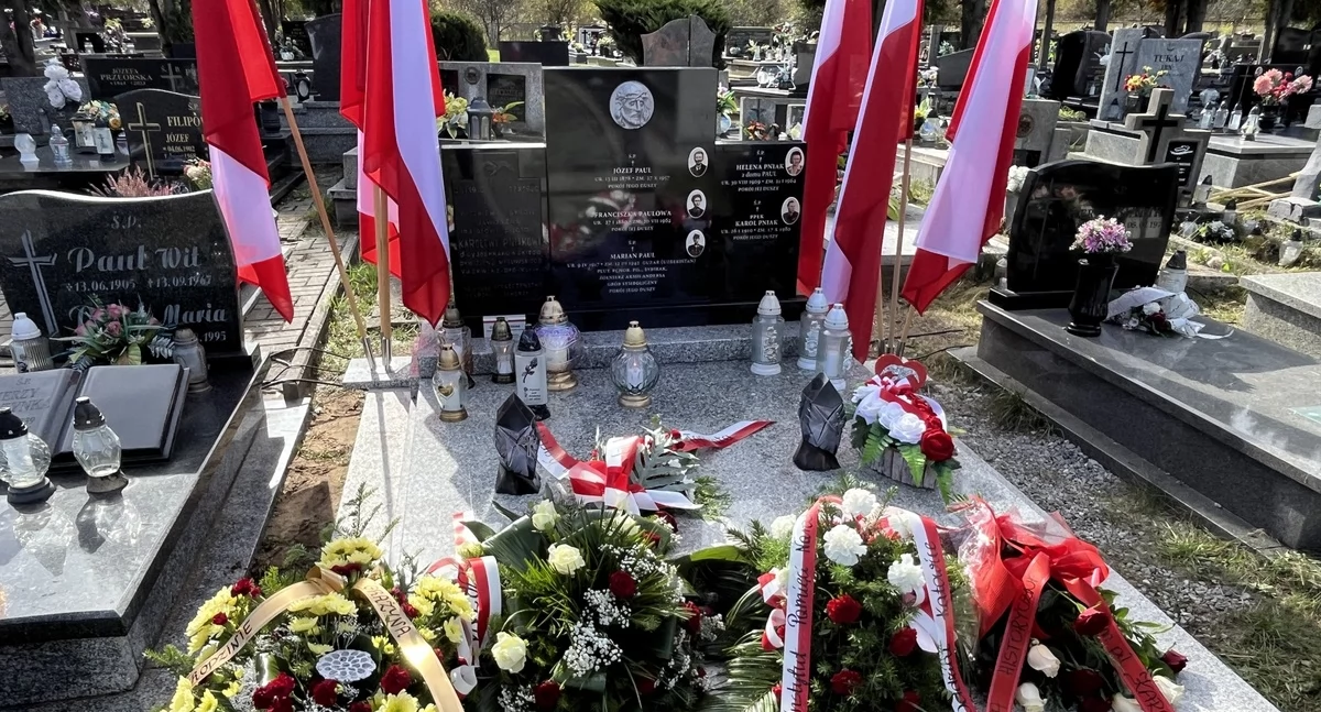 Odnowiono grób pilota II wojny światowej Karola Pniaka