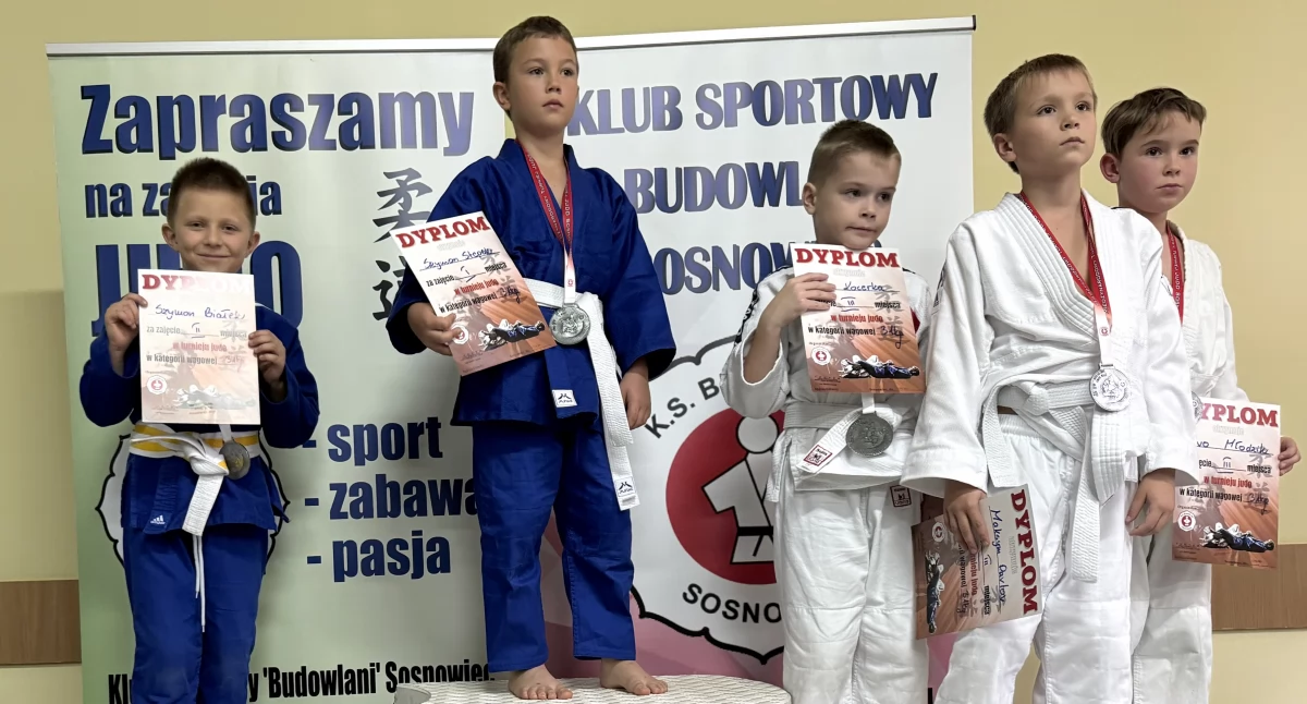 5 medali zawodników GujaKan Jaworzno w Turnieju Judo w Sosnowcu