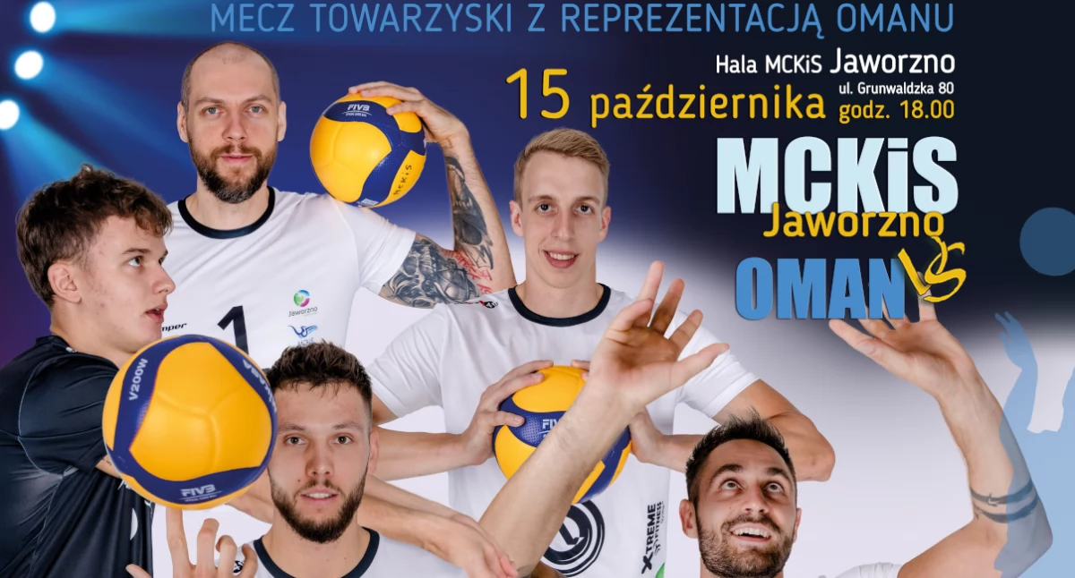 Siatkarze MCKiS Jaworzno zmierzą się z reprezentacją Omanu 