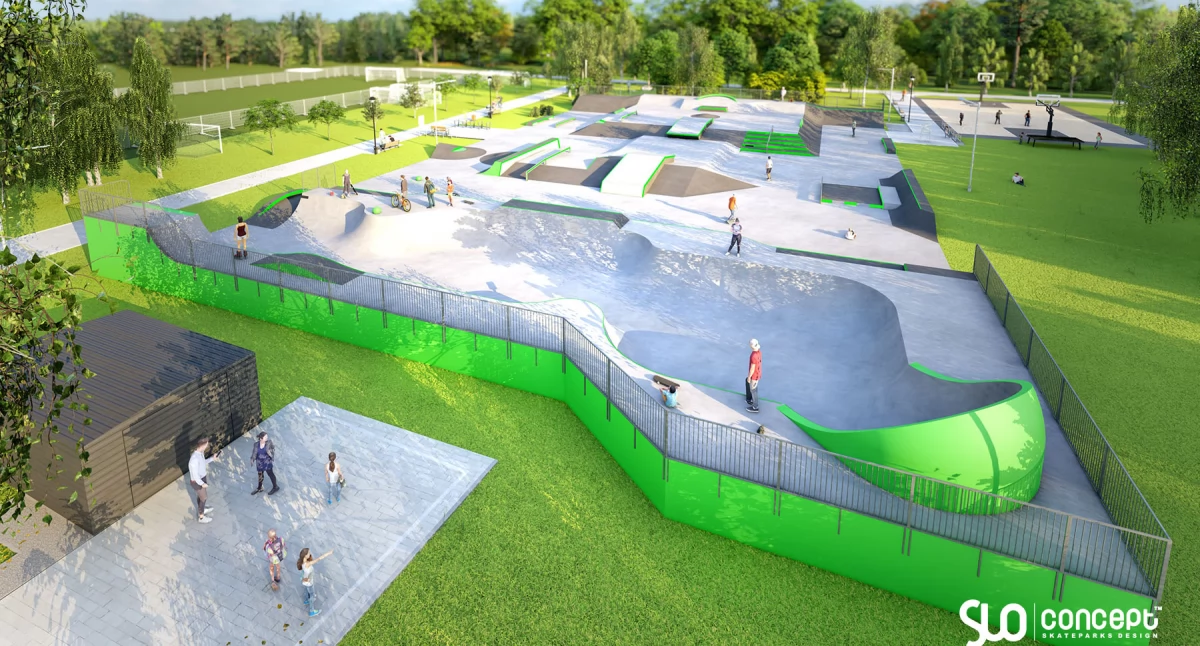 Nowy projekt skateparku na Podłężu