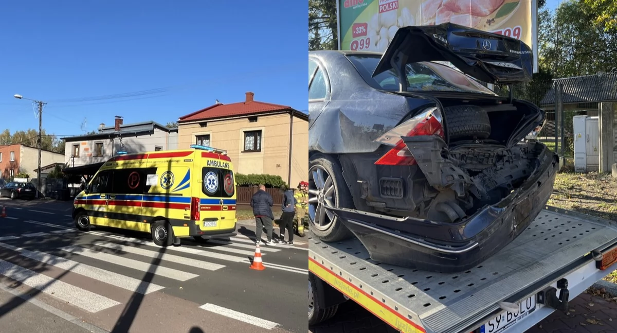 Kolizja na ul. Katowickiej