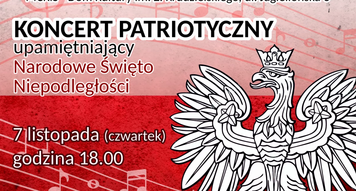 Koncert patriotyczny w szczakowskim domu kultury
