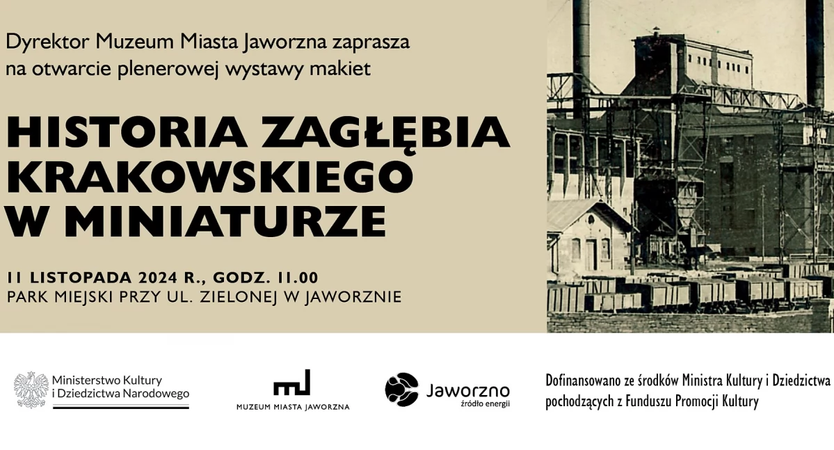 Jaworznickie muzeum zaprasza na plenerową wystawę makiet  