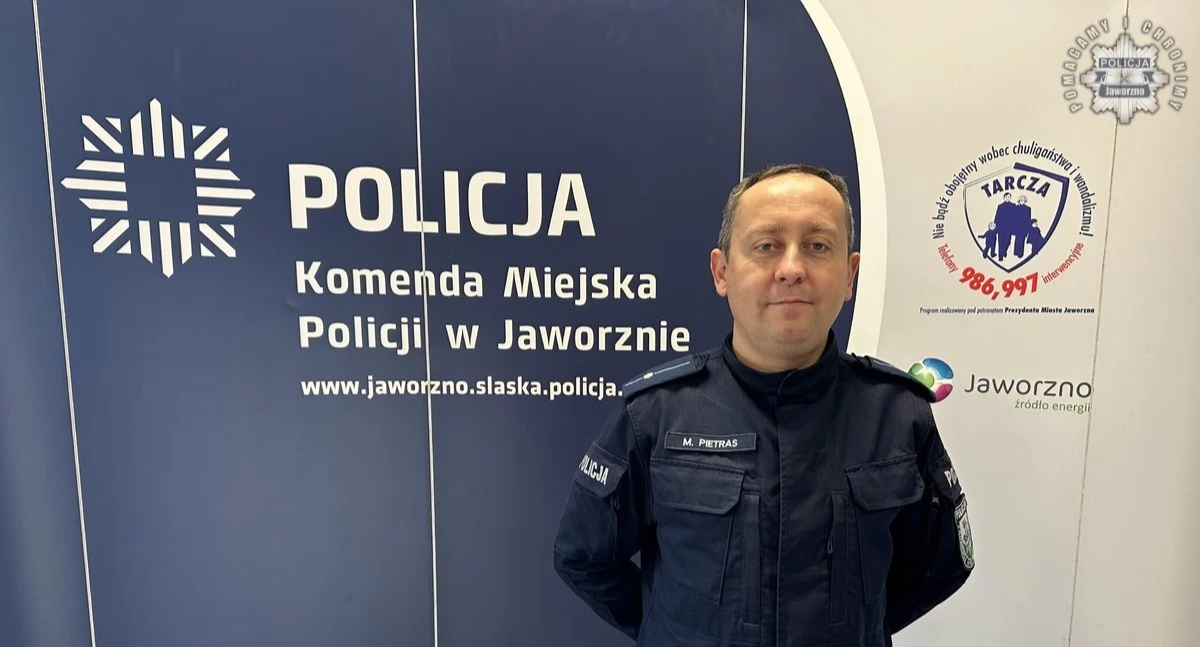 Policjant z Jaworzna zatrzymał złodzieja w czasie wolnym od służby