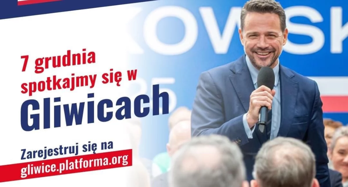 Rafał Trzaskowski ogłosi swój program w Gliwicach 