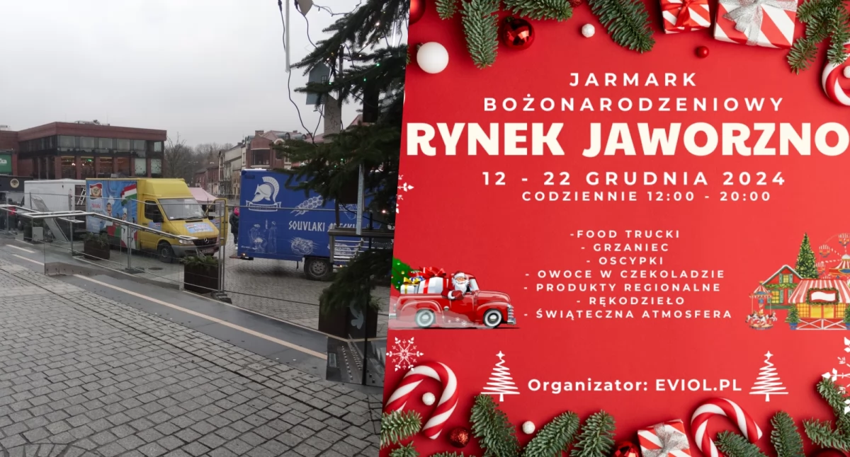 Jarmark Bożonarodzeniowy - na rynek zjeżdżają się pierwsi wystawcy