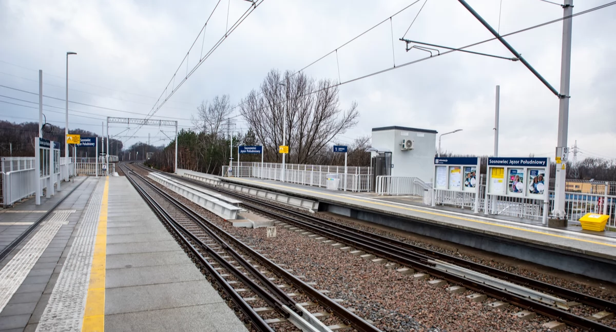 Pierwsze pociągi zatrzymały się na nowym przystanku Sosnowiec Jęzor Południowy
