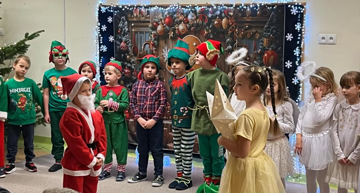 Spotkanie przy choince w Przedszkolu Miejskim nr 3