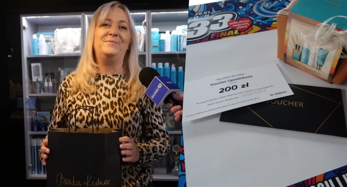 Beata Kirker gra z WOŚP!