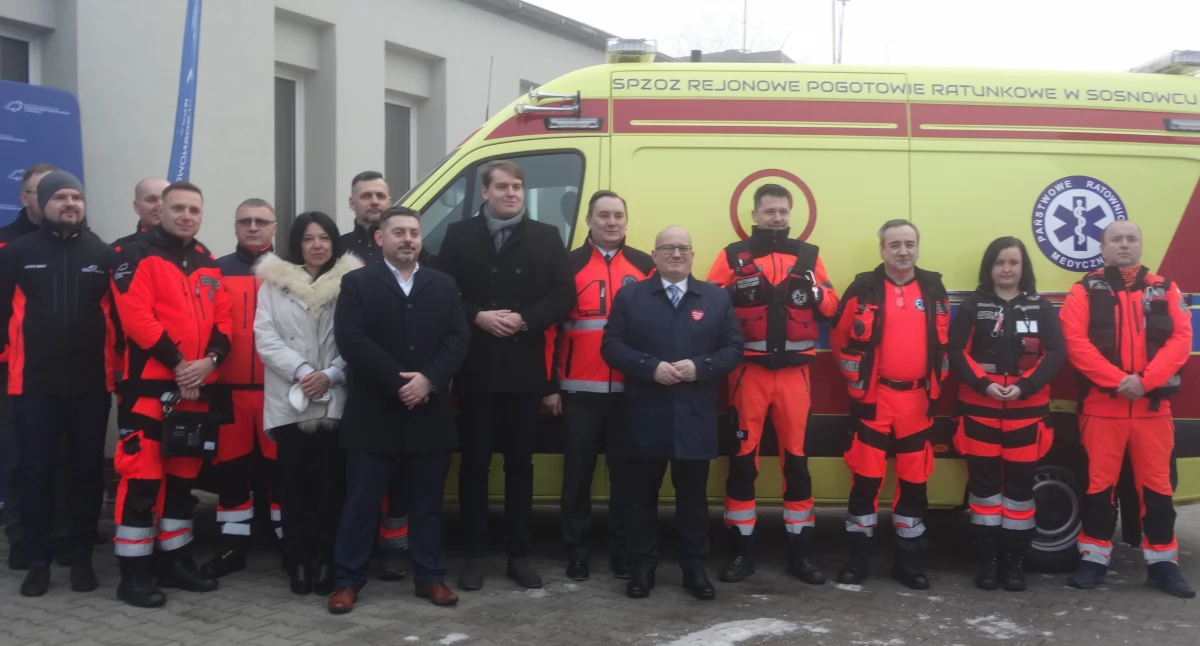 Nowy ambulans przywitany w Jaworznie