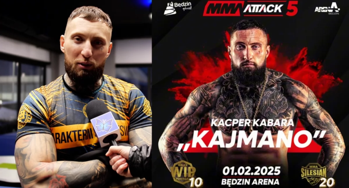 Kacper „Kajmano” Kabara zawalczy na gali MMA Attack 5! Dochód z walki trafi na cele charytatywne