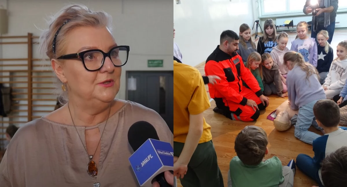 Warsztaty pierwszej pomocy w SP4 w Jaworznie