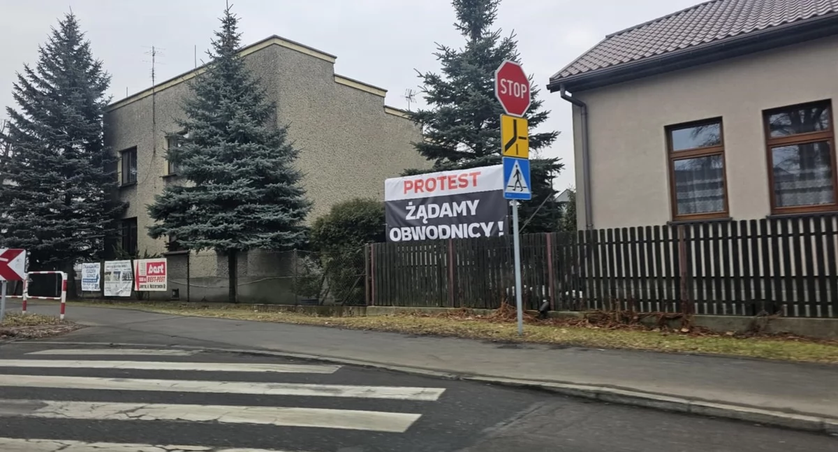 Mieszkańcy Góry Piasku żądają obwodnicy. Protest na ulicy Jaworznickiej