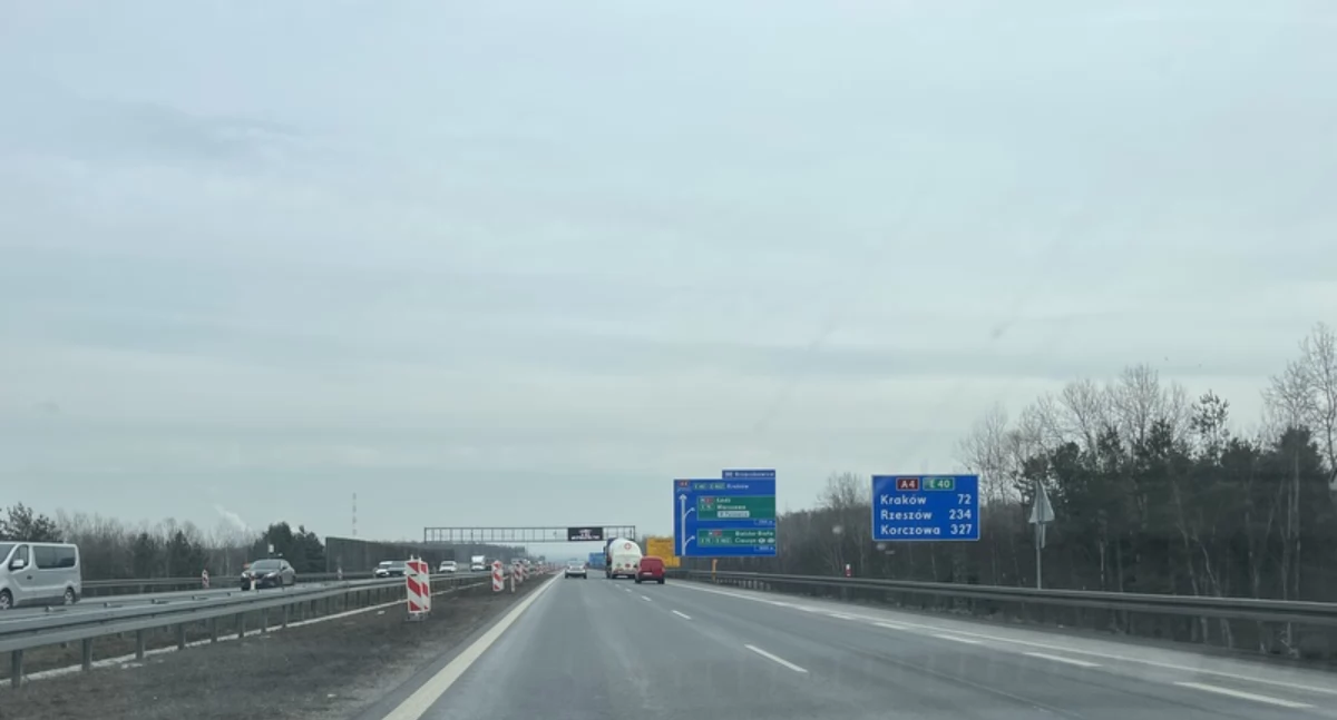 Rozpoczyna się remont na autostradzie A4 Kraków-Katowice