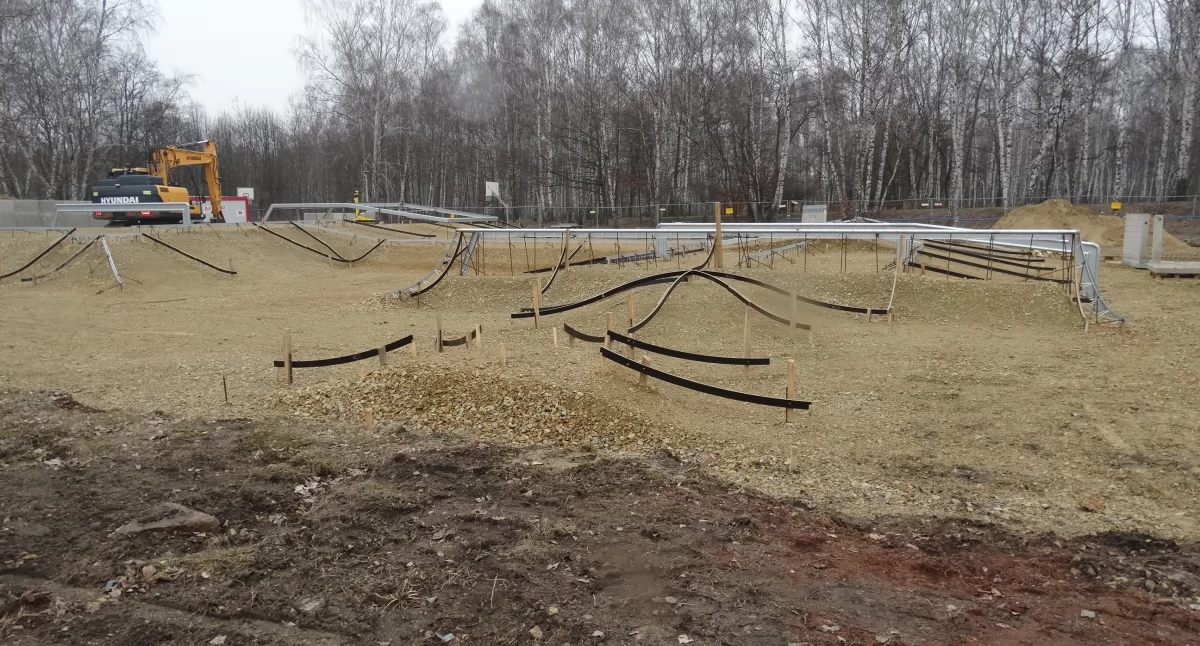 Nowy skatepark na Podłężu nabiera kształtu