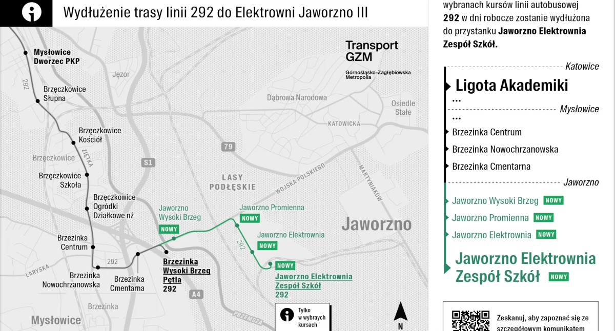 Nowa linia autobusowa połączyła Jaworzno z Ligotą