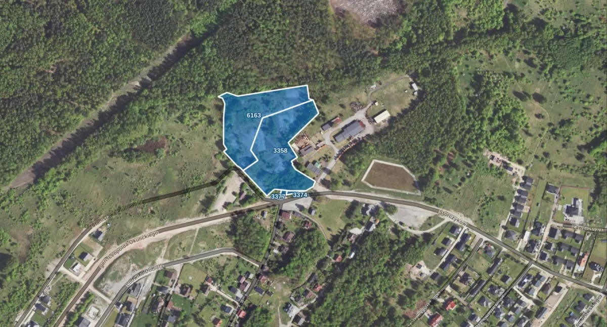 Miasto Jaworzno sprzedaje teren w rejonie ulic Storczyków i S. Stohandla